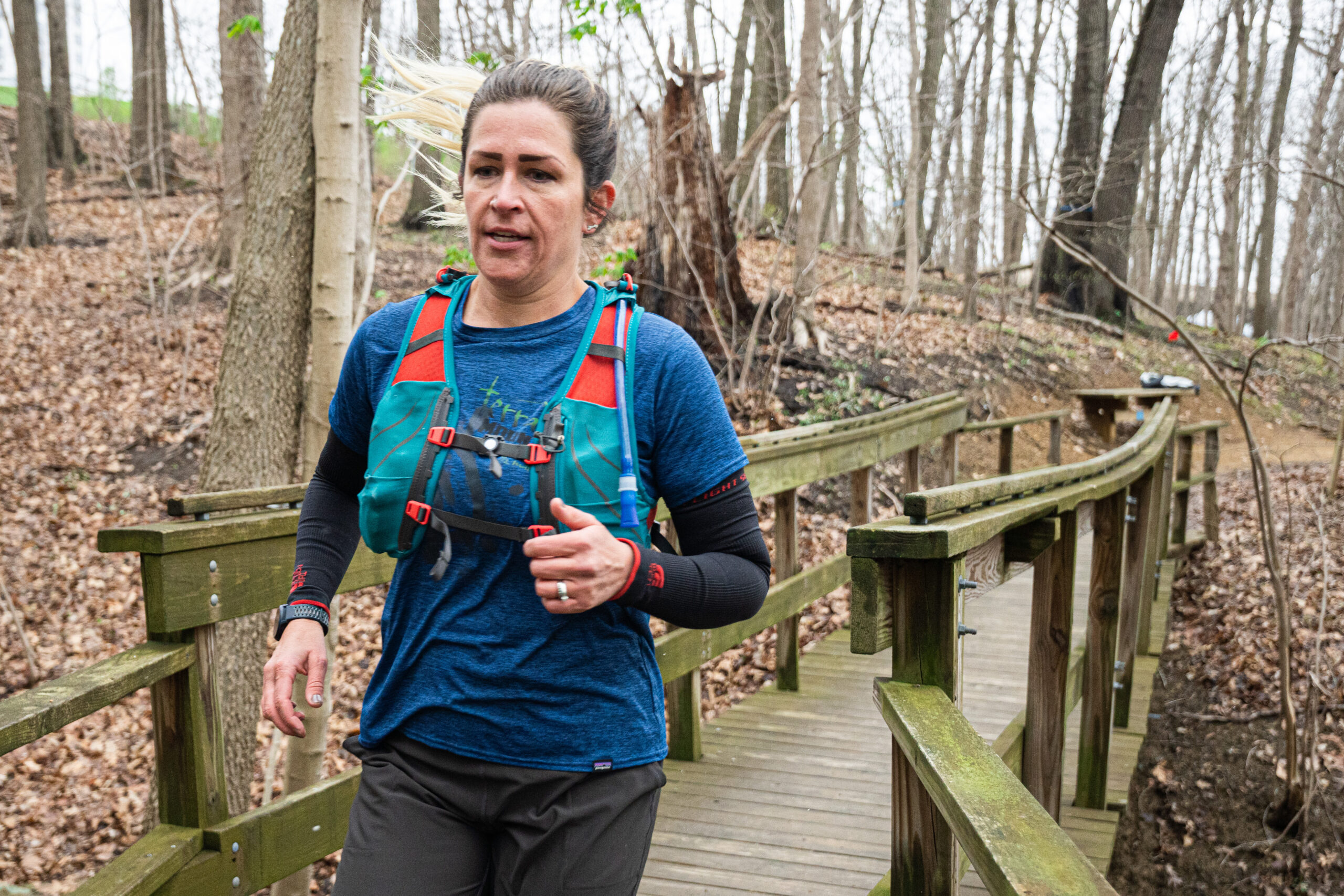 Morgantown-area runner Becky Walters setting up ultra-marathons at Coopers Rock